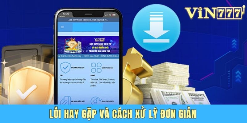 Lỗi hay gặp và cách xử lý đơn giản