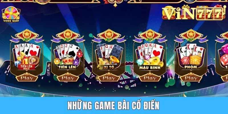 Những game bài cổ điển