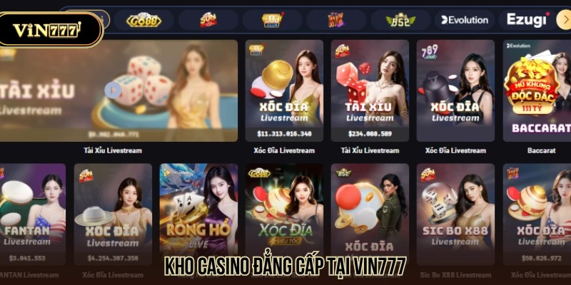VIN777 casino khiến nhiều bet thủ thích thú 